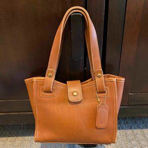 Coach Mini Tote Leather Satchel